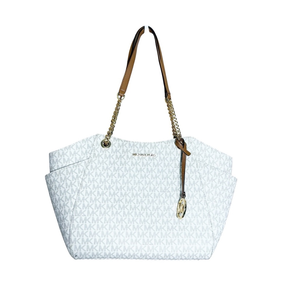 Michael Kors Jet Set Large Signature Logo‎ Shoulder Bag - Picture 3 of 11